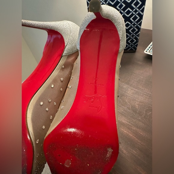 Christian Louboutin follies strass 85 rete/glitter - Picture 5 of 9
